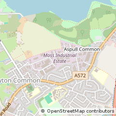 Map of Leigh, Lancashire