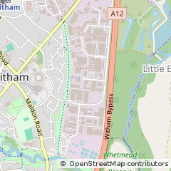 Map of Witham,, Essex
