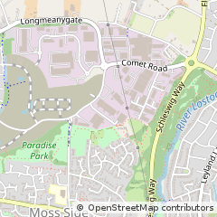 Map of Leyland, Lancashire