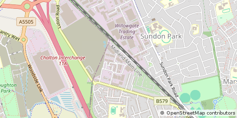 Map of Luton