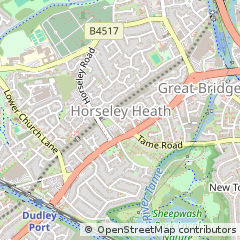 Map of Tipton, West Midlands