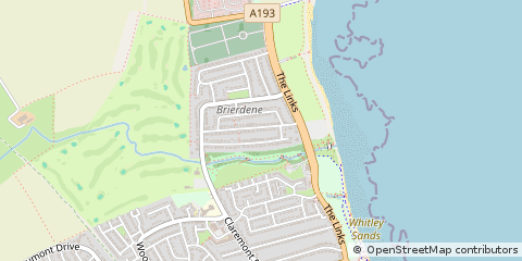 Map of Whitley BAY