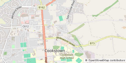 Map of Cookstown, Co Tyrone