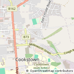 Map of Cookstown, Co Tyrone