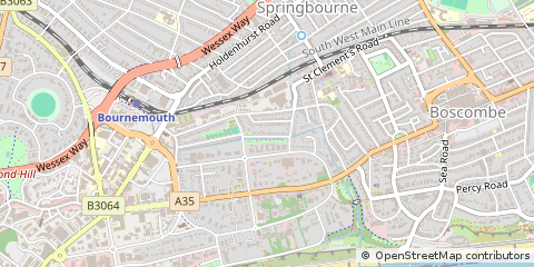 Map of Bournemouth