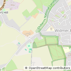 Map of High Wycombe, Buckinghamshire