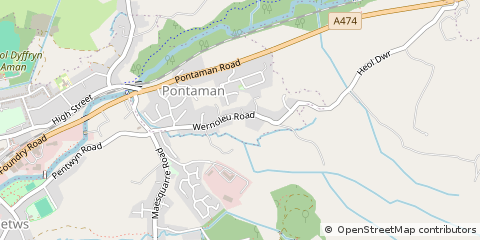 Map of Ammanford