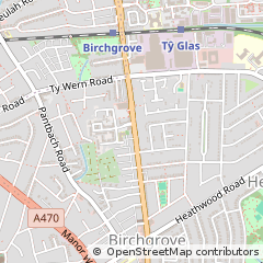 Map of Cardiff