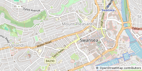 Map of Swansea