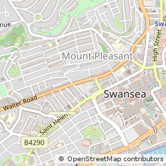 Map of Swansea