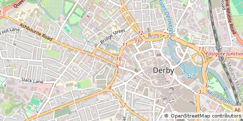 Map of Derby