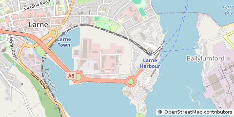 Map of Larne, Antrim
