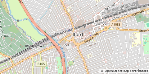 Map of Ilford