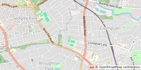Map of Manchester