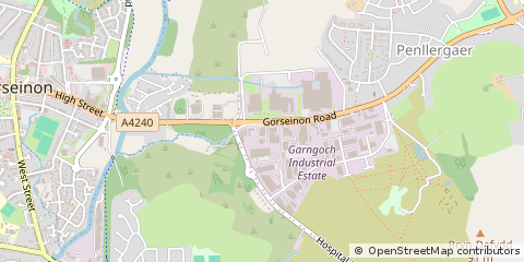Map of Swansea