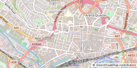 Map of Leeds