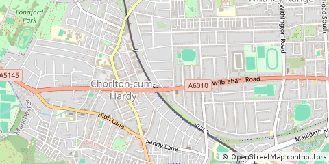 Map of Manchester