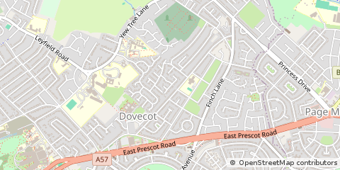 Map of Liverpool, Merseyside