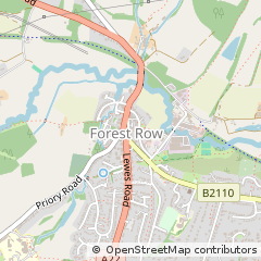 Map of Forest ROW, East Sussex