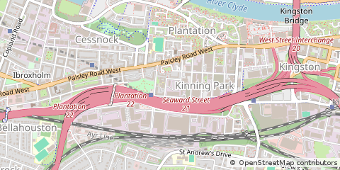 Map of Glasgow