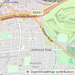 Map of Stockton-on-Tees
