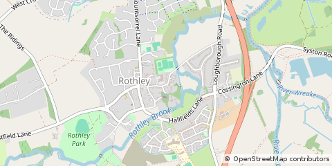 Map of Leicester