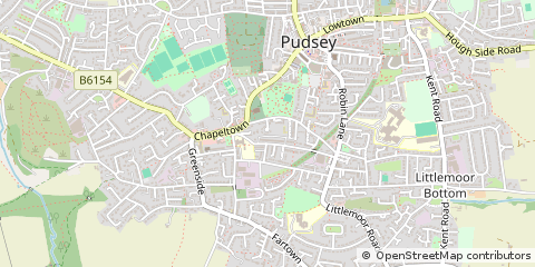 Map of Pudsey