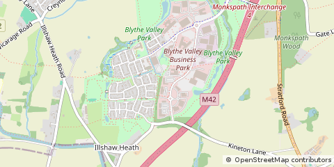 Map of Solihull