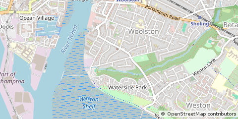 Map of Southampton