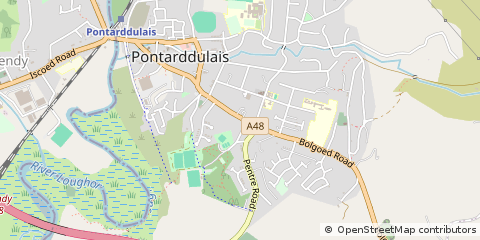 Map of Swansea
