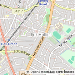 Map of Birmingham