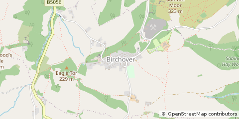 Map of Derbyshire