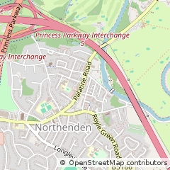 Map of Northenden, Manchester