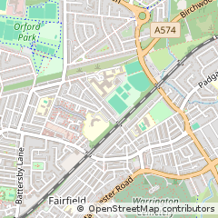 Map of Warrington