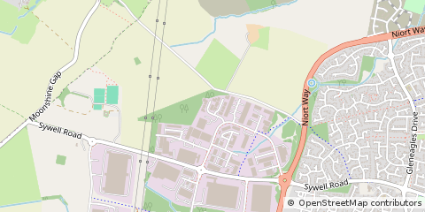 Map of Wellingborough, Northants