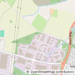 Map of Wellingborough, Northants