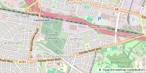 Map of Glasgow
