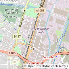 Map of Upper Edmonton, London