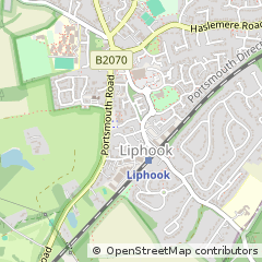 Map of Liphook, Hampshire