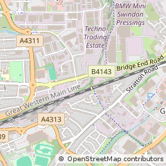 Map of Swindon