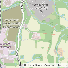 Map of Horsham, West Sussex