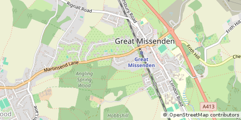 Map of Great Missenden