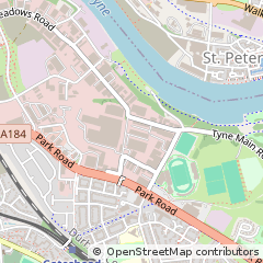 Map of Gateshead