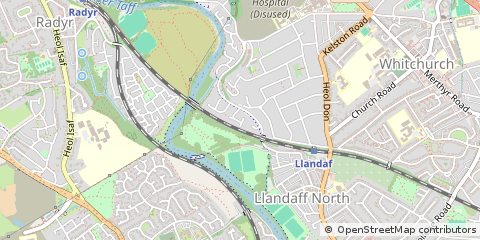 Map of Cardiff