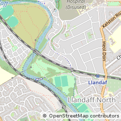 Map of Cardiff