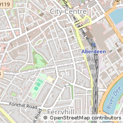 Map of Aberdeen