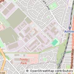 Map of Bootle, Merseyside