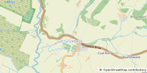 Map of Kirkby-in-Furness, Cumbria