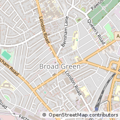 Map of Croydon