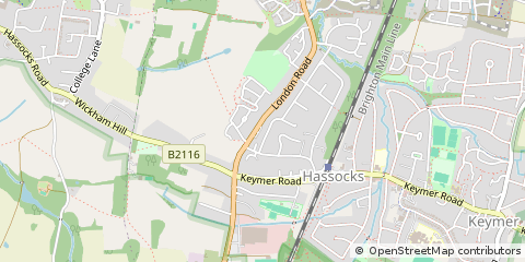 Map of West Sussex